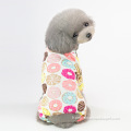Chemise de chien de vêtements à quatre pattes d&#39;animal familier de coton de divers modèles